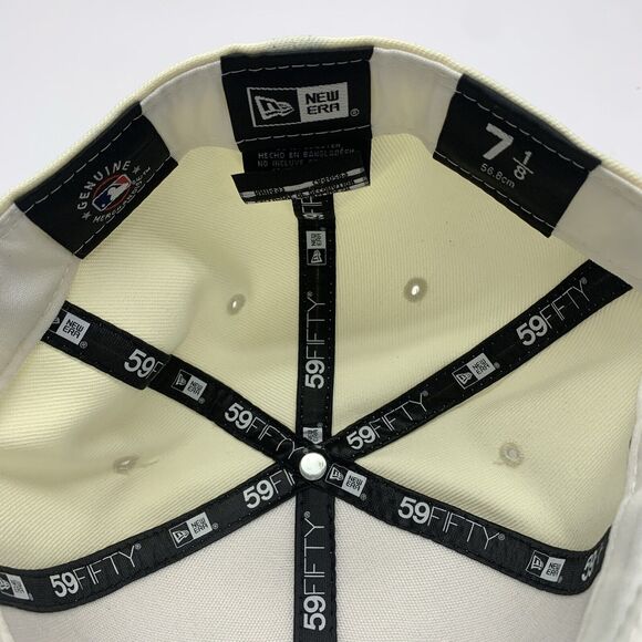 New Era Texas Rangers 59FIFTY Fitted Hat 50TH Anniversary Side Patch Size 7 1/8 - Picture 4 of 8